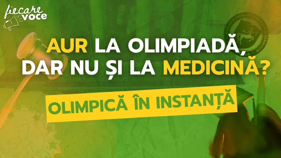 Aur la olimpiadă, dar nu și la medicina?